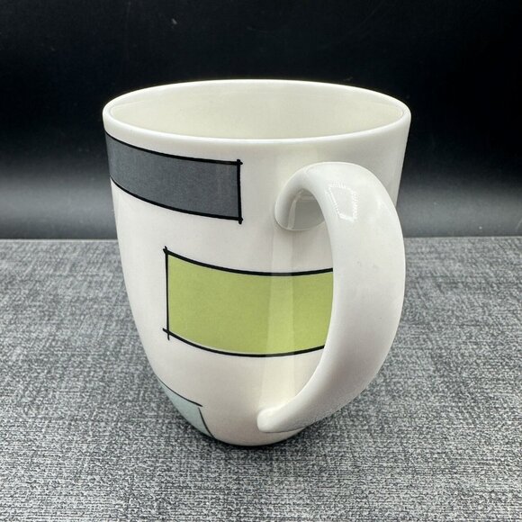 Lenox Kate Spade Block Party Coffee Mug Porcelain 14 Oz Discontinued Rare EUC - Picture 4 of 11